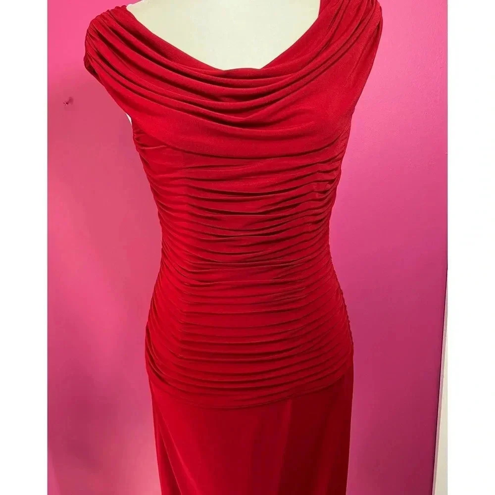 Calvin Klein ruched dress new